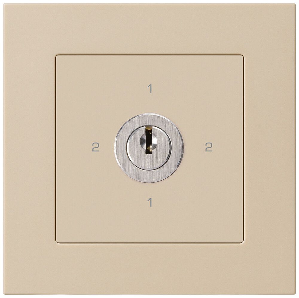 Interrupteur rotatif ENC kallysto.pro 3/1L beige avec serrure Kaba 8