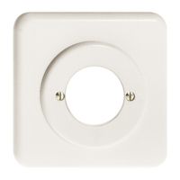 Kit frontale INC bianco per interr.a chiave, s.incisione