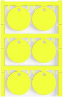 Marqueur d'appareil WM MultiCard CC Ø30mm alésage 3.5mm 30×30mm PA66 jaune