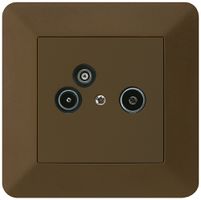 UP-Antennendose R/TV-Daten kallysto.trend 2GHz 10.5db braun