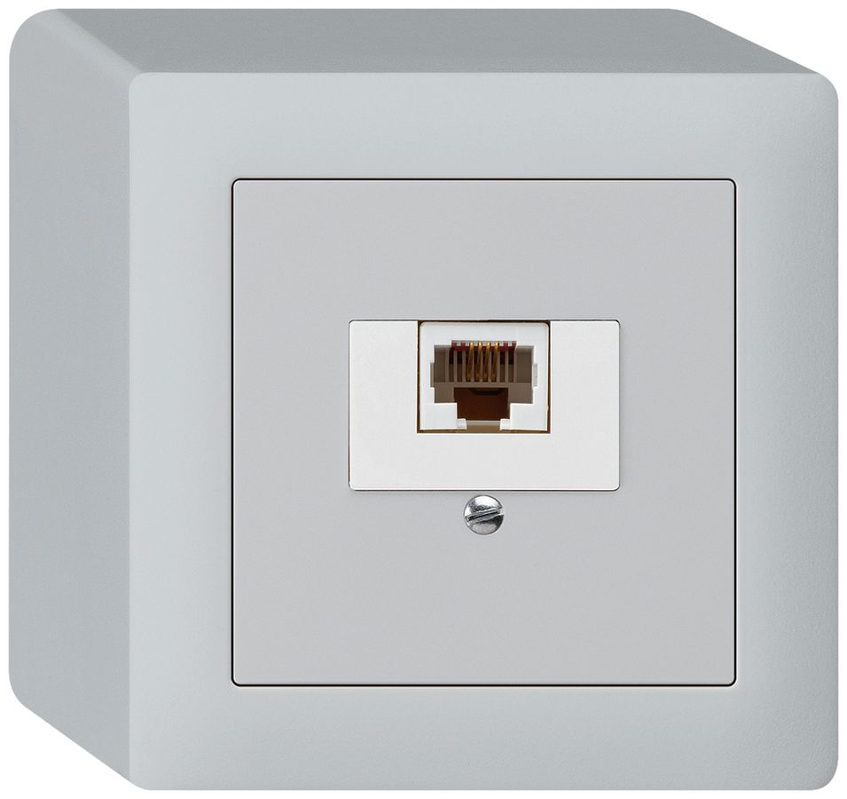 AP-Dose kallysto 1×RJ45u hellgrau