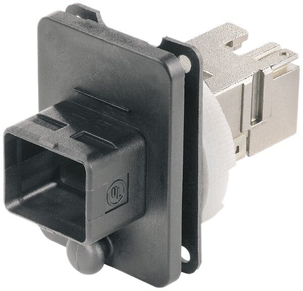Flansch-Set Weidmüller V4 PushPull mit Einsatz RJ45 Kupplung