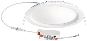 Downlight LED ESYLUX ELSA-2 Ø240 ON/OFF 18W 4000K, 1750lm, blanc