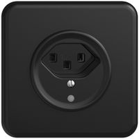Presa INC Sdue QMI, 1×tipo 23, c.LED, c.piastra di copertura e di fissaggio, ne