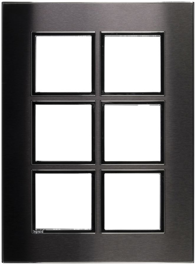 Telaio di copertura ATO 2×3 modulo, black brushed