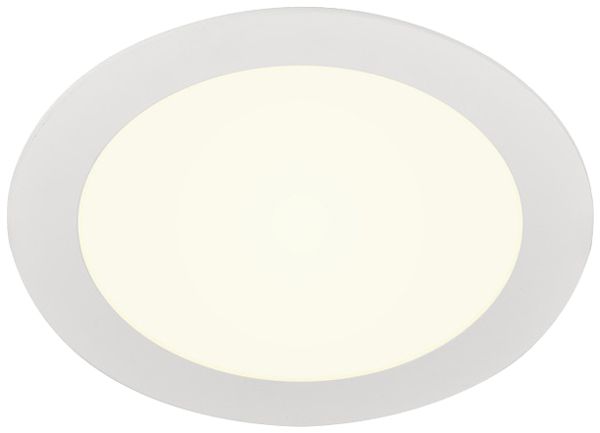 Downlight LED SLV SENSER 18 ROUND 12W 990lm 4000K Ø165/155×20mm blanc