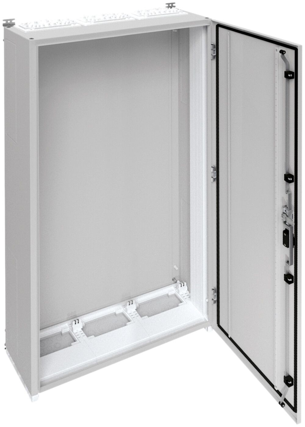 Wandschrank Hager univers mit Volltür SK I IP55 1550×800×275mm RAL 7035