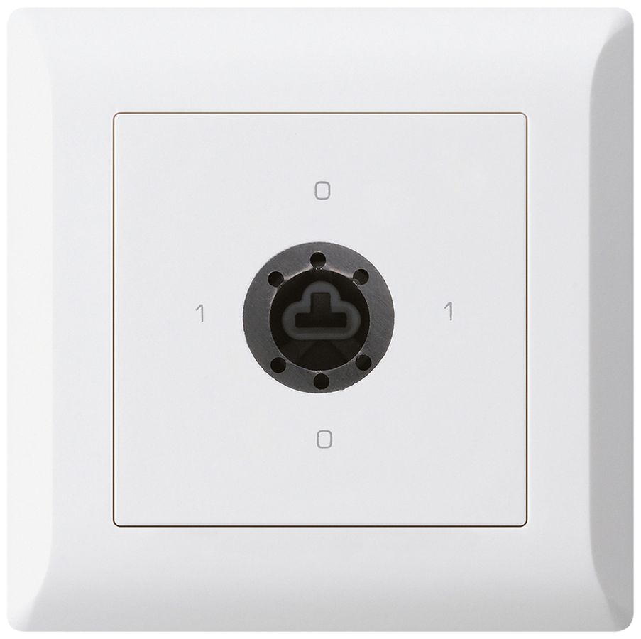 Interrupteur rotatif ENC kallysto.line 0/3L blanc serrure sûreté s.cylindre