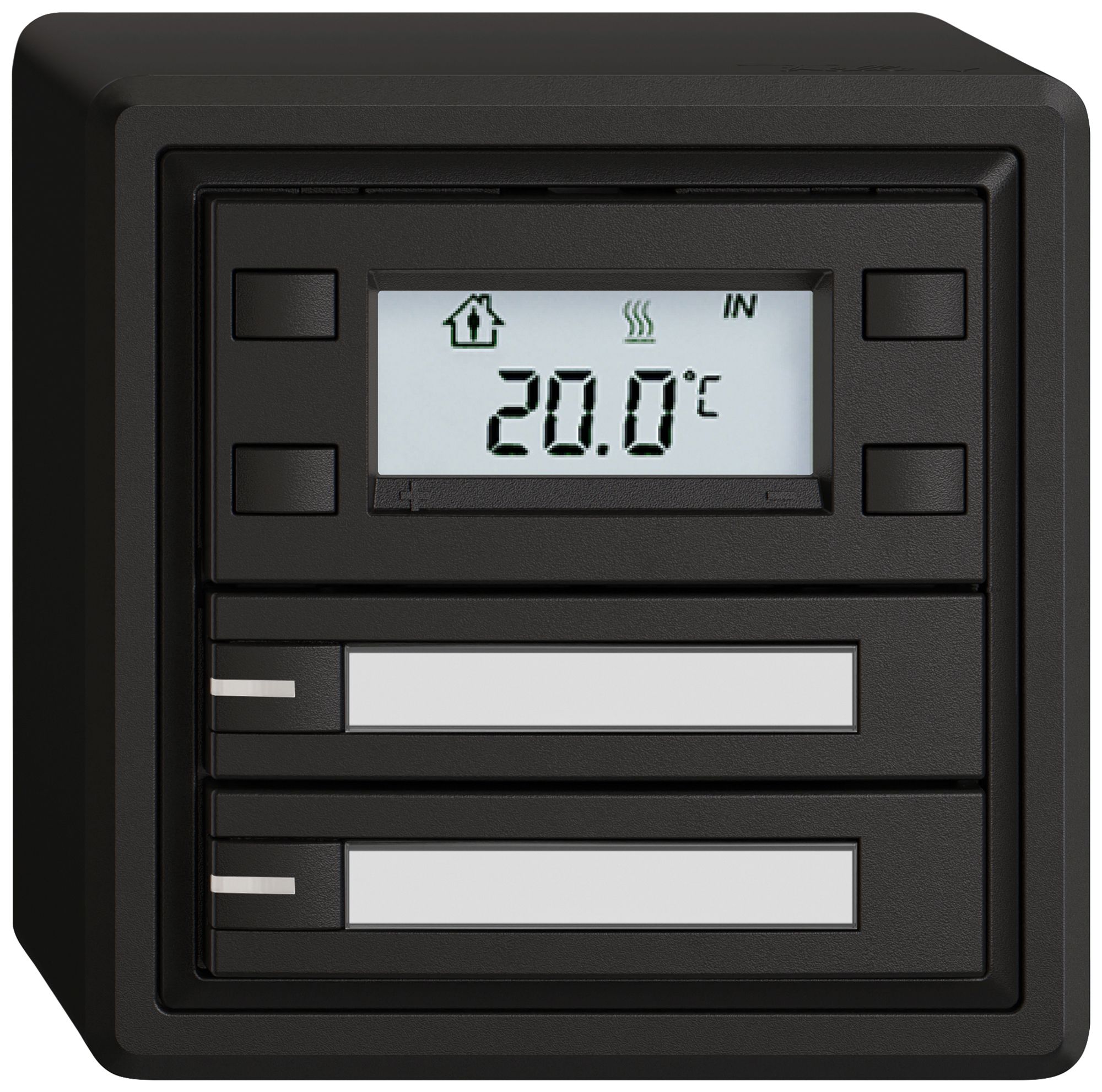 AP-RTH-Taster EDIZIO.liv SNAPFIX® m.RGB-LED Pap.2×Taste 1-Tbed.sz