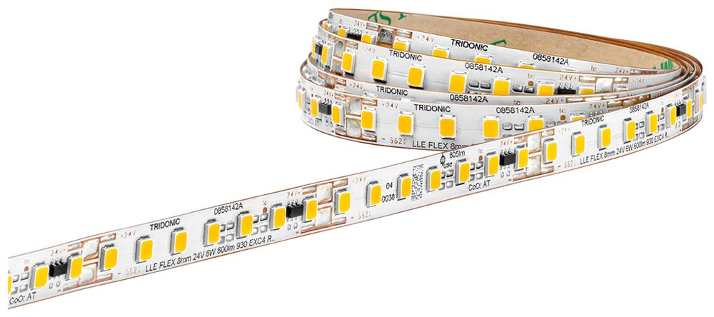 LED-Lichtband Tridonic LLE FLEX EXC4 21.6…26.4V 5.2W/m 582lm/m 4000K 5m