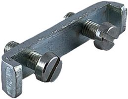 Placca di contatto DEM a 2 vite acciaio galvanizzato