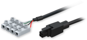 Teltonika PR2FK20M Anschlusskabel  4-Pin und Schraubklemme