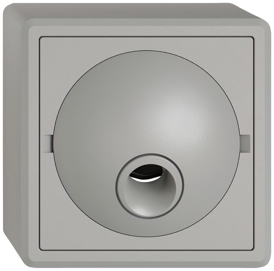 AP-Anschlussdose EDIZIO.liv SNAPFIX® 5P 3L+N+PE hgu