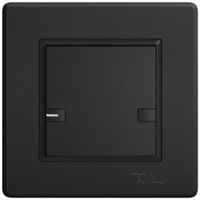 UP-KNX-Taster RGB EDIZIO.liv SNAPFIX® Temperaturfüh.RGB-LED 1×T 2-Tbed.sz