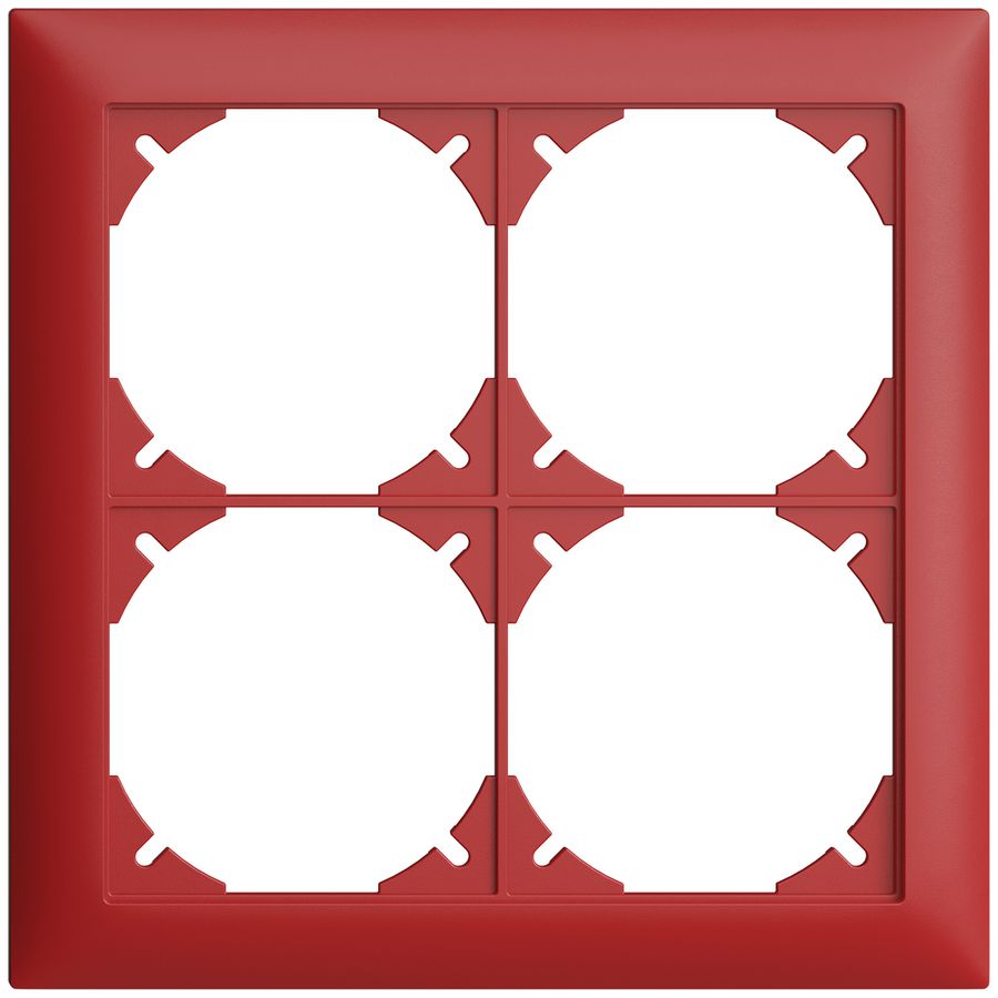 Telaio di copertura EDIZIOdue 2×2 berry