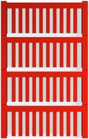 Leitermarkierer Weidmüller MultiCard SF für Ø1.2…1.6mm 21×3.2mm PA66 rot
