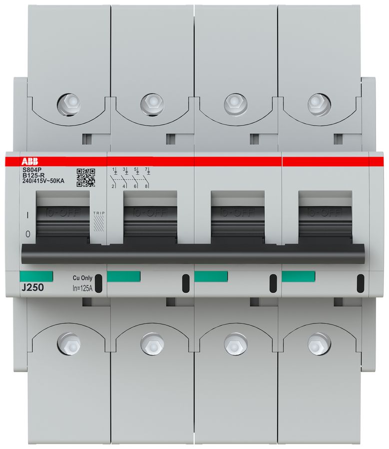 Disgiuntore ABB S804P-B125-R 4P 400V B-125A 50kA 6.5UM