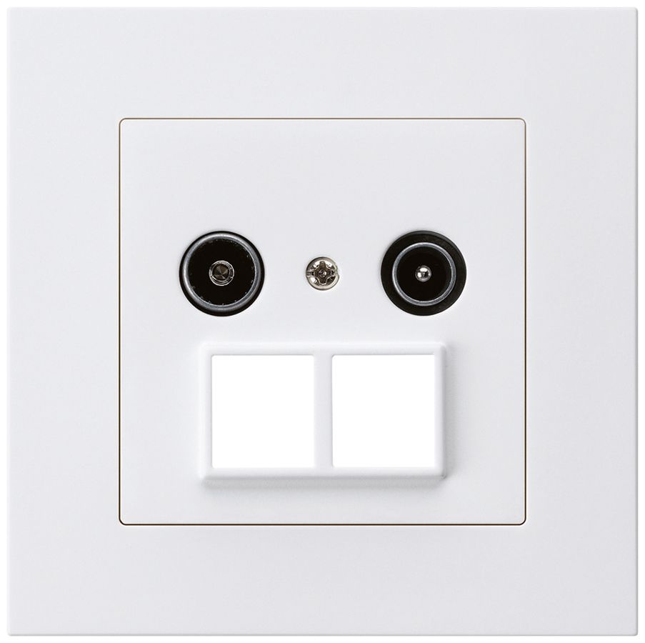 UP-Antennendose R/TV HMS kallysto.pro 14dB weiss