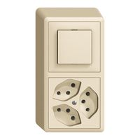 AP-Kombination EDIZIOdue 3/1P+3×T13 crema