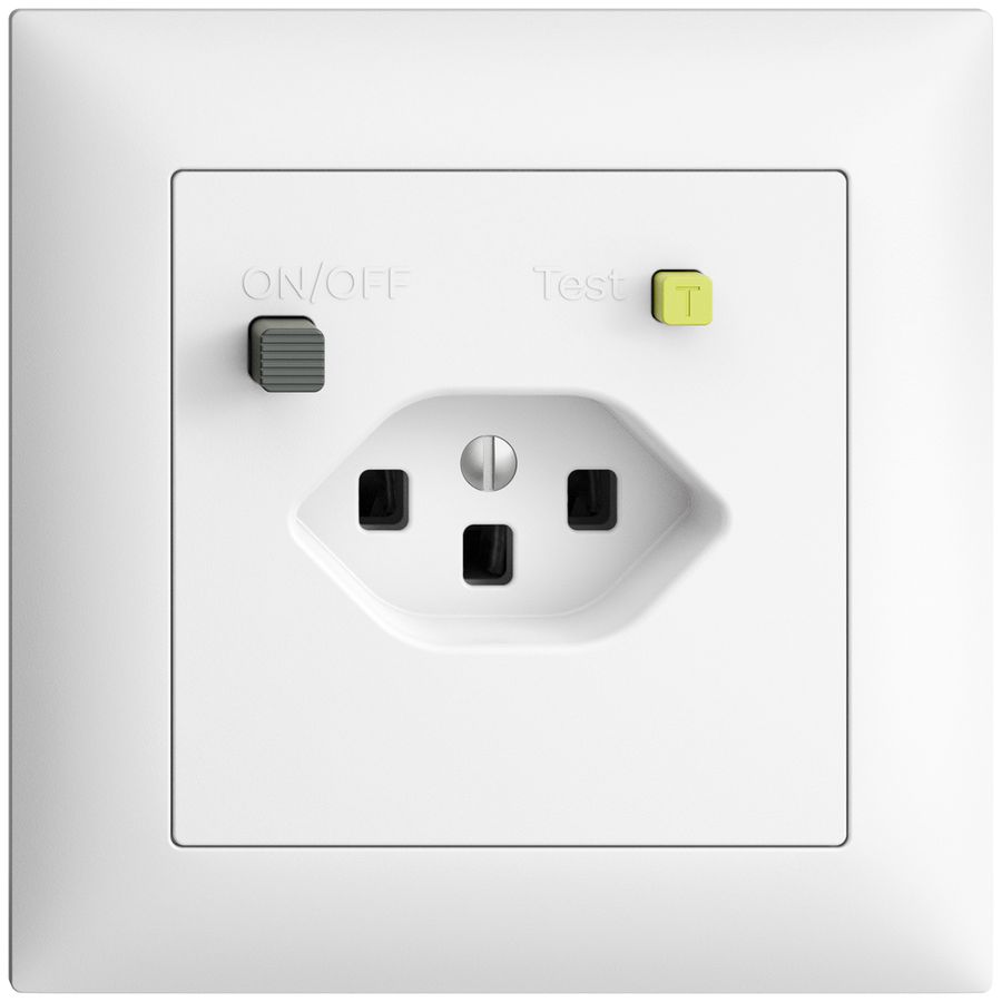 Presa INC EDIZIOdue T23 FI 30mA FMI, bianco