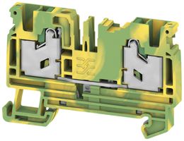 Borne de terre joignable 0.75…4mm² TH35/G32 vert-jaune