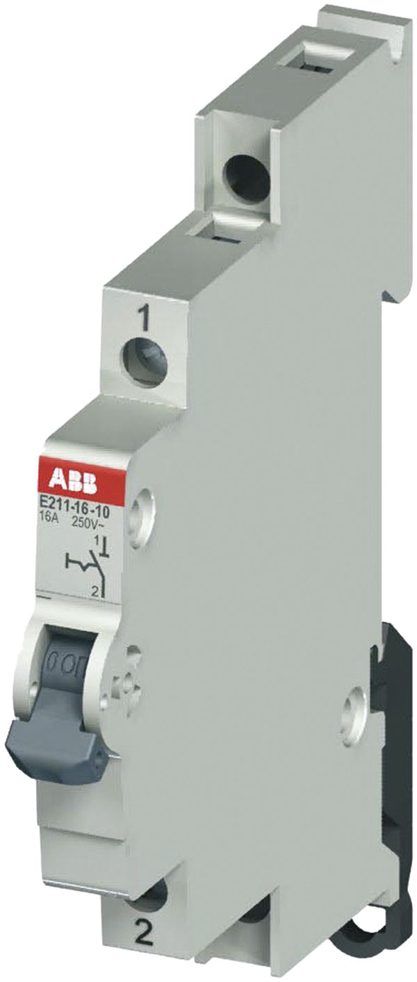 REG-Ausschalter ABB E211, 16A/250V 1L 1S, ½TE, "0-I"