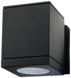 Applique SG Echo GU10 1×6.2W 360lm 830 IP54 VAR direct 147×90×120mm noir