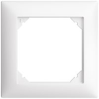Abdeckrahmen EDIZIOdue 1×1 weiss
