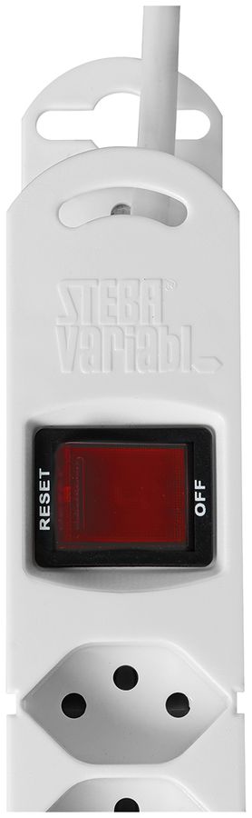 Prise multiple Steffen VARIABL Mister T 6×T13 3m blanc