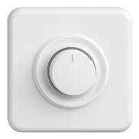 UP-Drehdimmer STANDARDdue 20…300W beleuchtbar Phasenabschnitt weiss