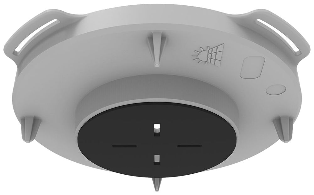 Elemento frontale Spotbox Mini Flex Ø85mm per calcestruzzo a vista grigio