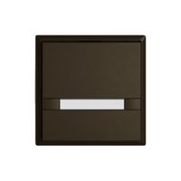 KNX-Taster RGB EDIZIO.liv SNAPFIX® Temperaturfüh.o.LED Pap.1×T 2-Tbed.br