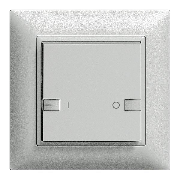 UP-Taster ZEP 1K/1T ON-OFF mit LED EDIZIOdue silver