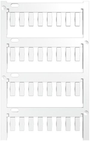 Plaque à enficher Weidmüller VT-TM MultiCard 12×4mm PA66 blanc