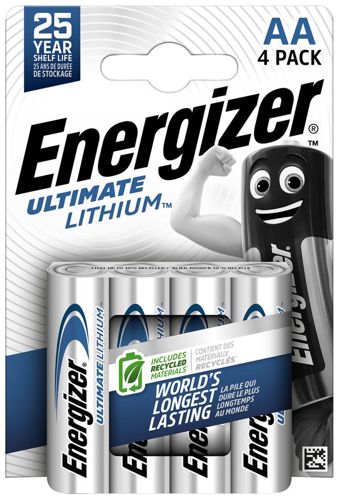 Batterie Lithium Energizer Ultimate LR6 1.5V 4 Stück
