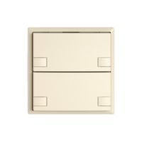 Universaltaster EDIZIO.liv UNI SNAPFIX® 12…48V o.LED 2× 2-Tbed.cr