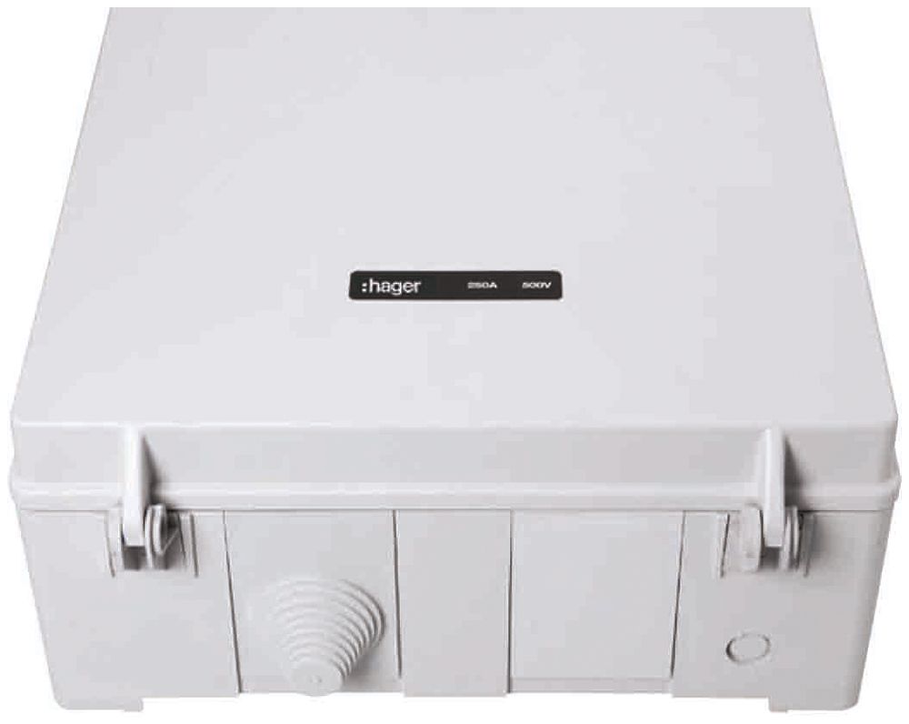 Coffret d'abonnés weber.hsa250 250A entrée/sortie vis AEHSA entrée EFZ sortie EF