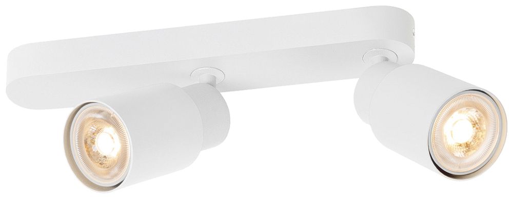 Spot SLV PURI 2.0 Tube CW GU10 2×6W VAR 258×42×138mm blanc