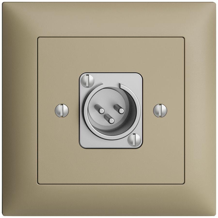 Prise ENC XLR avec fiche EDIZIOdue sand