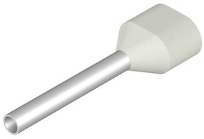 Capocorda doppio Weidmüller H isolato 2×0.5mm² 12mm bianco DIN sciolto