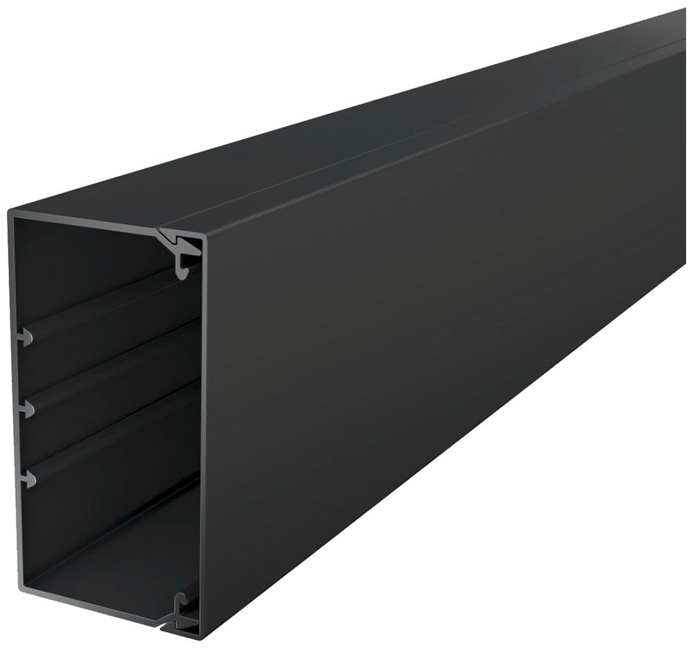 Canal d'installation Bettermann WDKMD 108.5×60.3×2000mm PVC noir