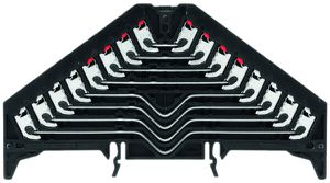 Rangierverteilerklemme Weidmüller PRV 8L PUSH IN TS35×7.5 schwarz, rot/weiss