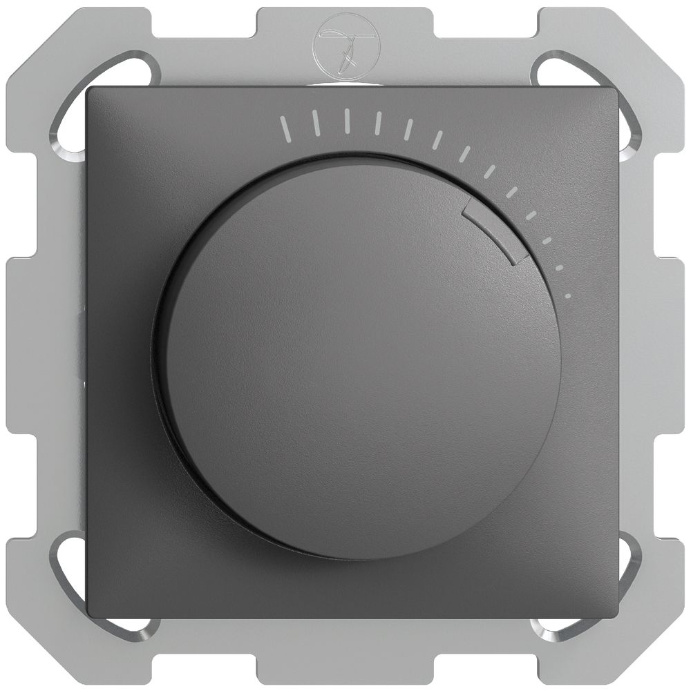 Régulateur de vitesse ENC EDUE 230VAC, 1 phase, 20…400VA, 77×77mm, gris foncé