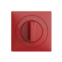 Kit frontal EDIZIOdue Aperto->I<-Chiuso berry 60×60mm pour contact pivotant