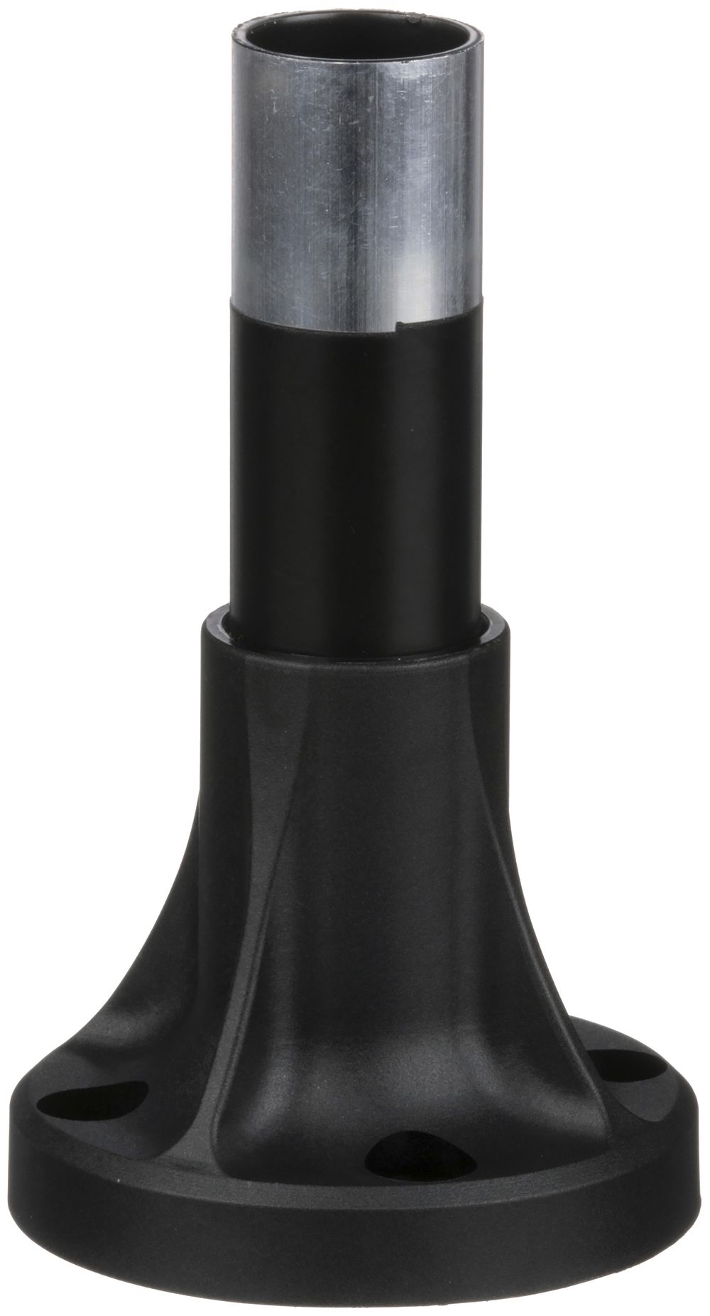 Befestigungsfuss Schneider Electric XVB, mit Stützrohr 80mm, Aluminium, schwarz
