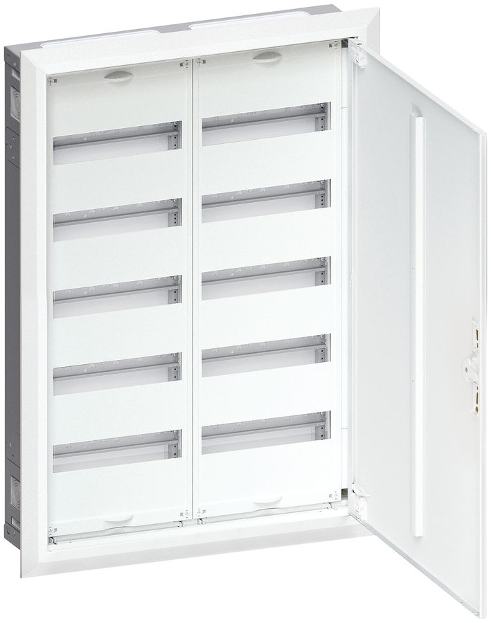 Distributeur ENC Hager univers 5 rangées 120UM porte IP30 550×800×110mm
