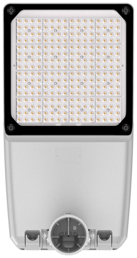 LED-Strassenleuchte DOTLUX DOLPHIN IP66 75W 11000lm 3000…4000K grau