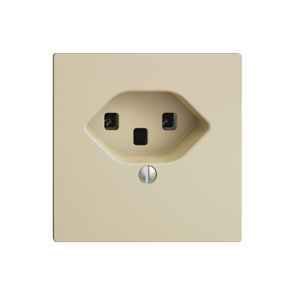 UP-Steckdose EDIZIOdue T23 16A vanille, Schraubklemmen