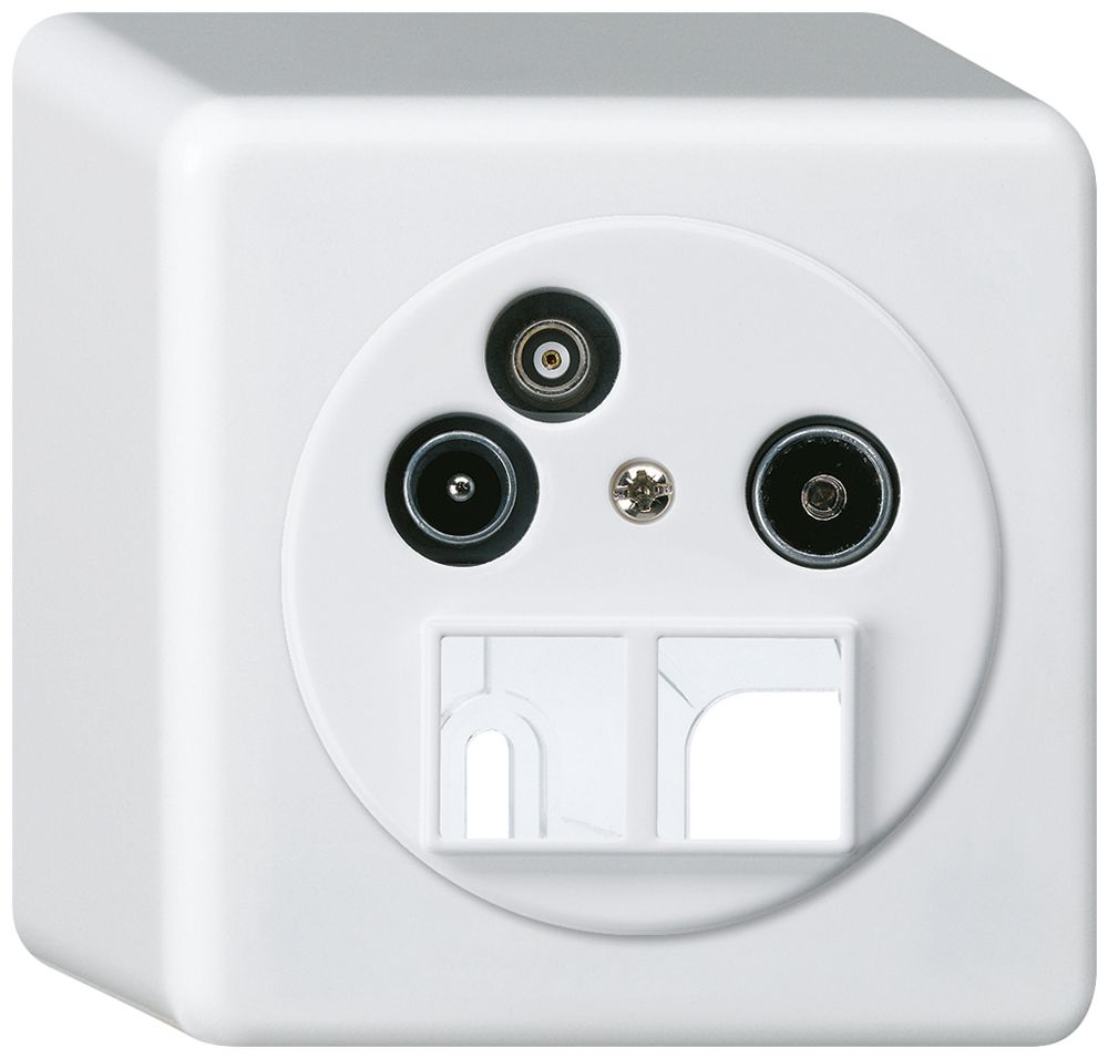 Presa d'antenna AP TV-R-Dati basico HMS 2GHz 10.5db bianco