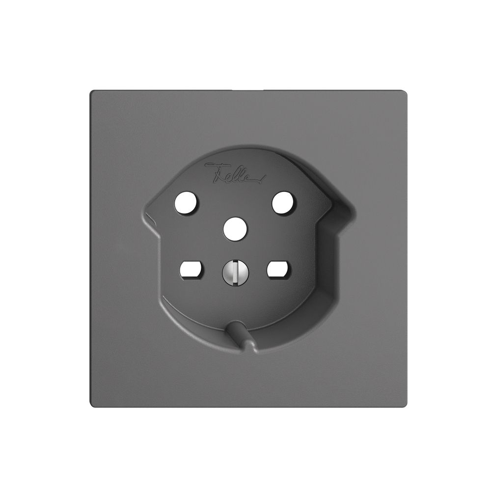 Frontplatte EDIZIOdue T15 dunkelgrau